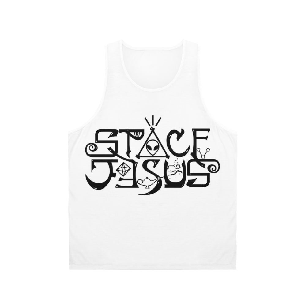 Space Jesus Logo Unisex Tank Top