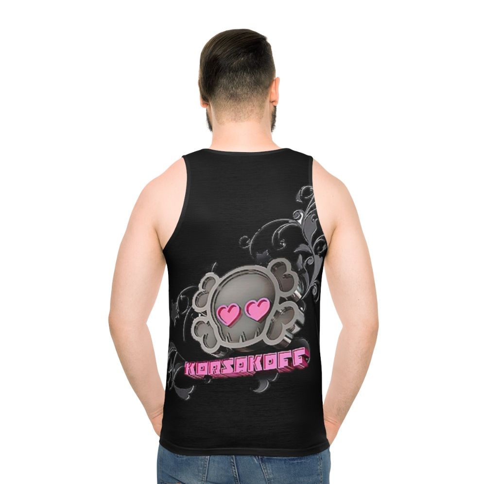 Korsakoff Unisex Hardstyle Tank Top - men back