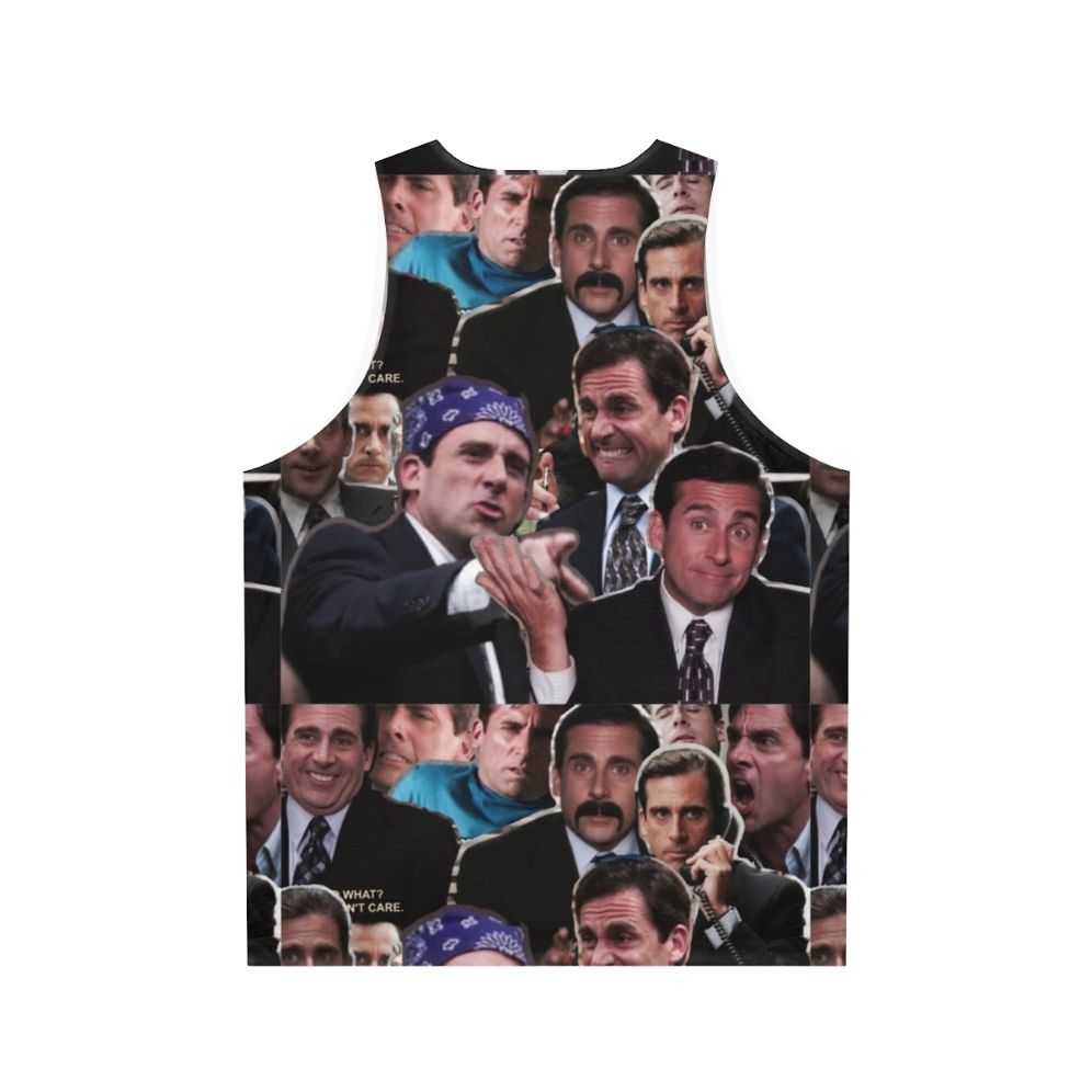 The Office Michael Scott Steve Carell Unisex Tank Top - Back