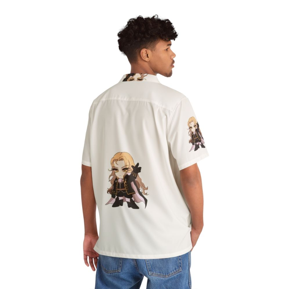 Castlevania Alucard Chibi Hawaiian Shirt - People Back