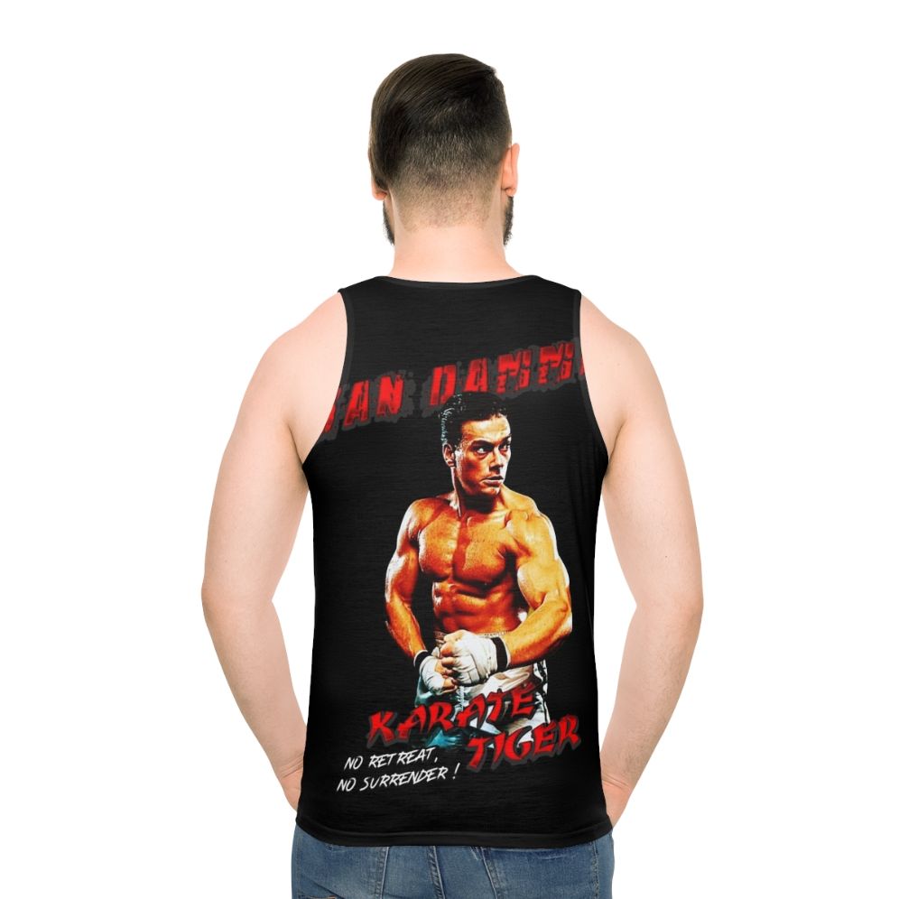 Jean-Claude Van Damme Karate Tiger Unisex Tank Top - men back