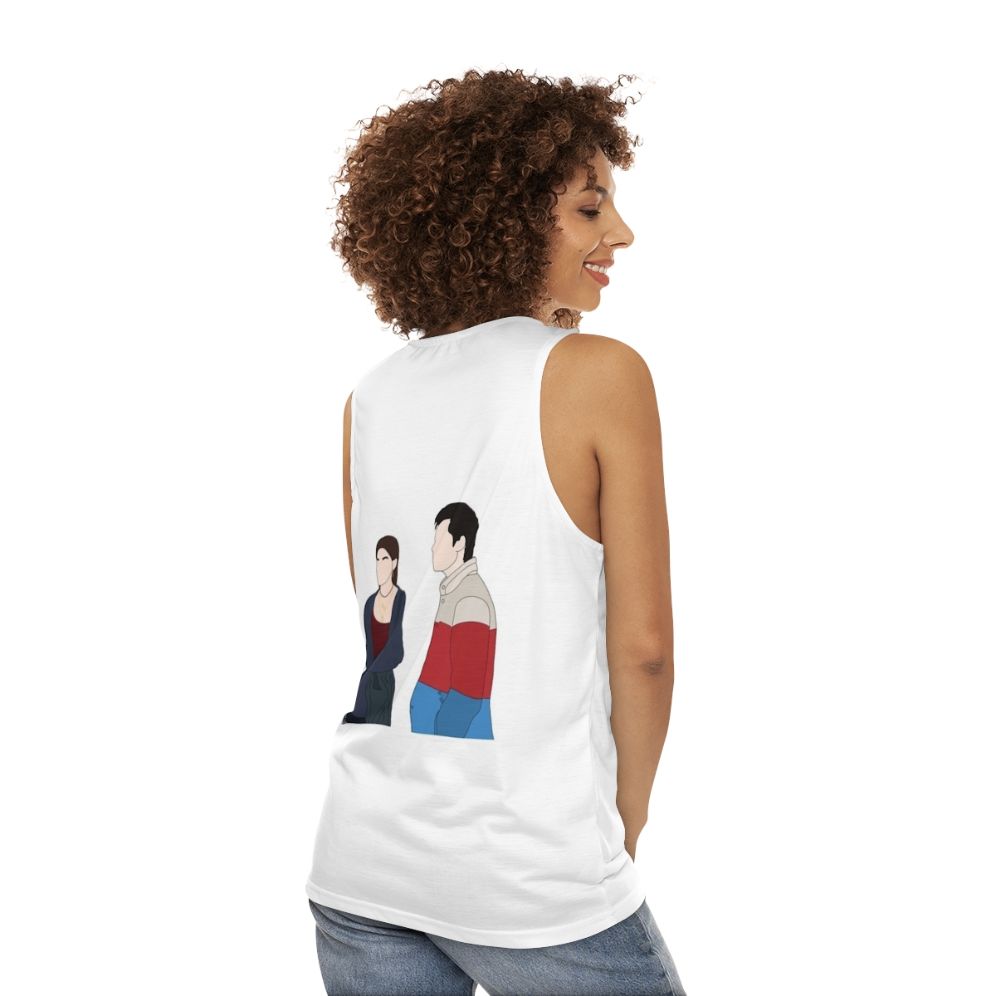 Sex Education Otis and Maeve Unisex Tank Top - women back