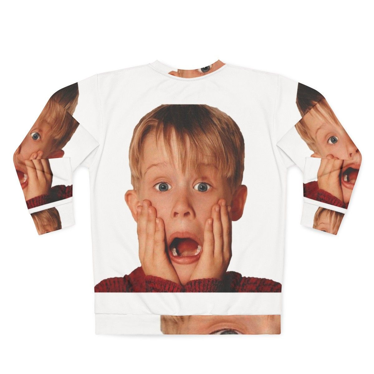 Macauly Culkin Home Alone Christmas Sweatshirt - Back