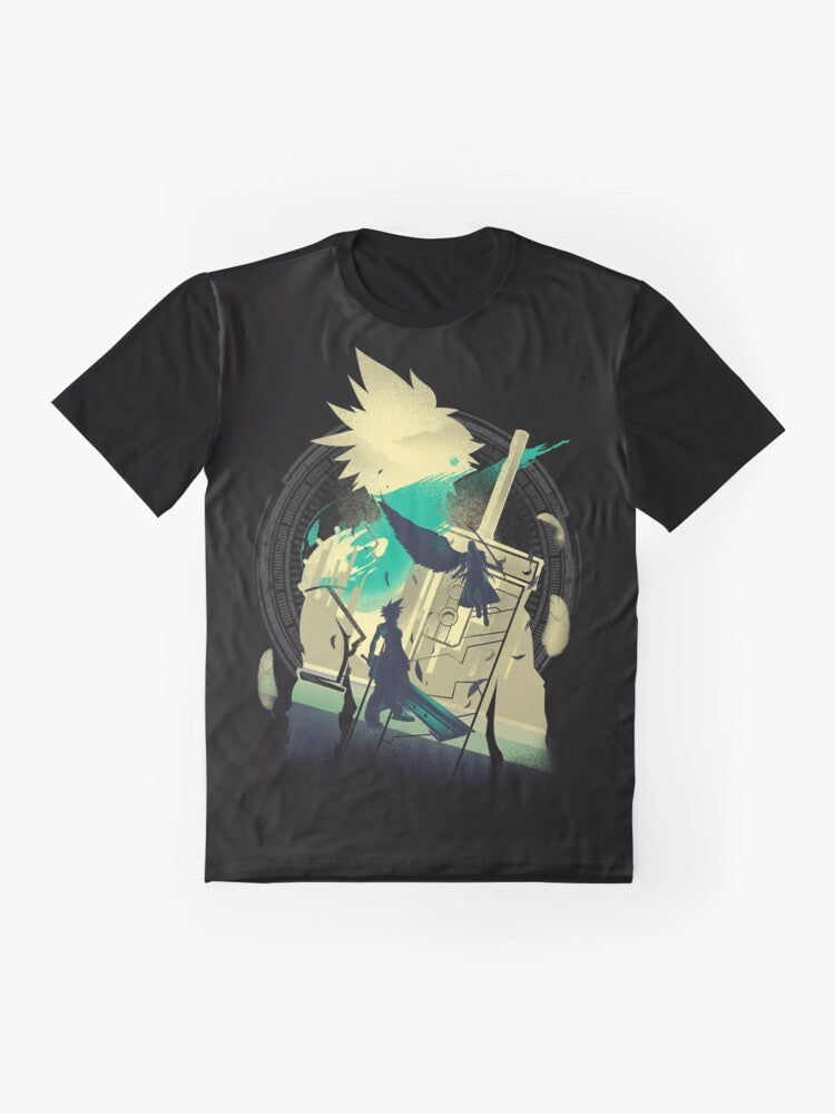 Final Fantasy VII Cloud Strife Graphic T-Shirt - Flat lay