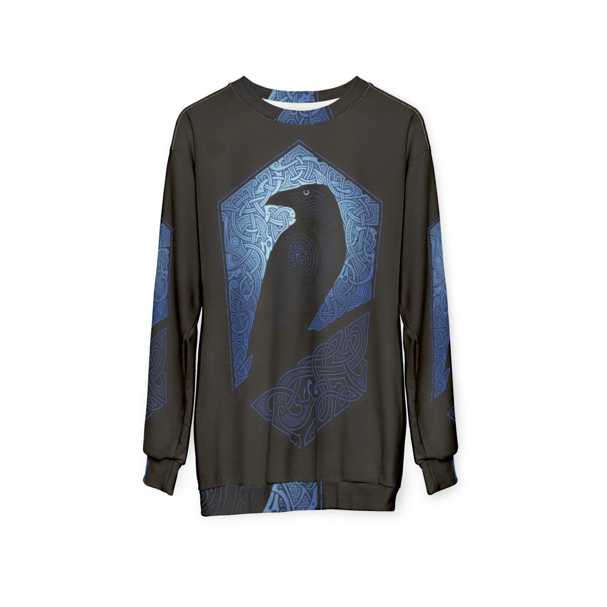 Mythical Celtic Raven Sweatshirt - hanging