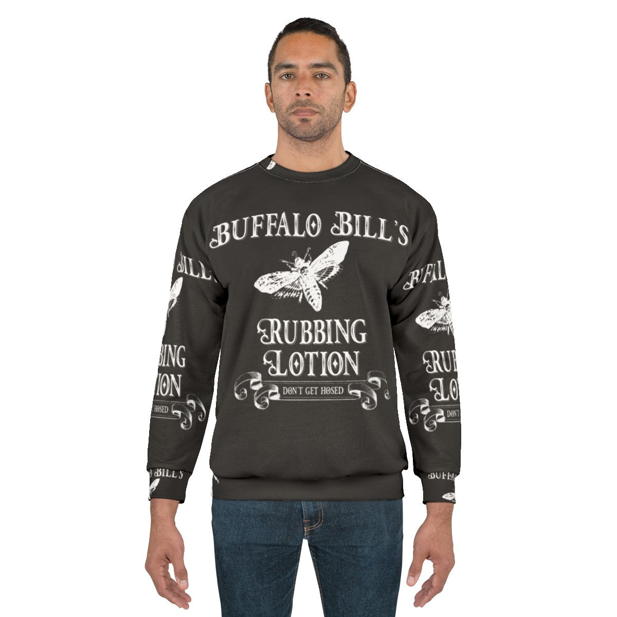 "It Rubs the Lotion" Buffalo Bill Sweatshirt from Silence of the Lambs - men