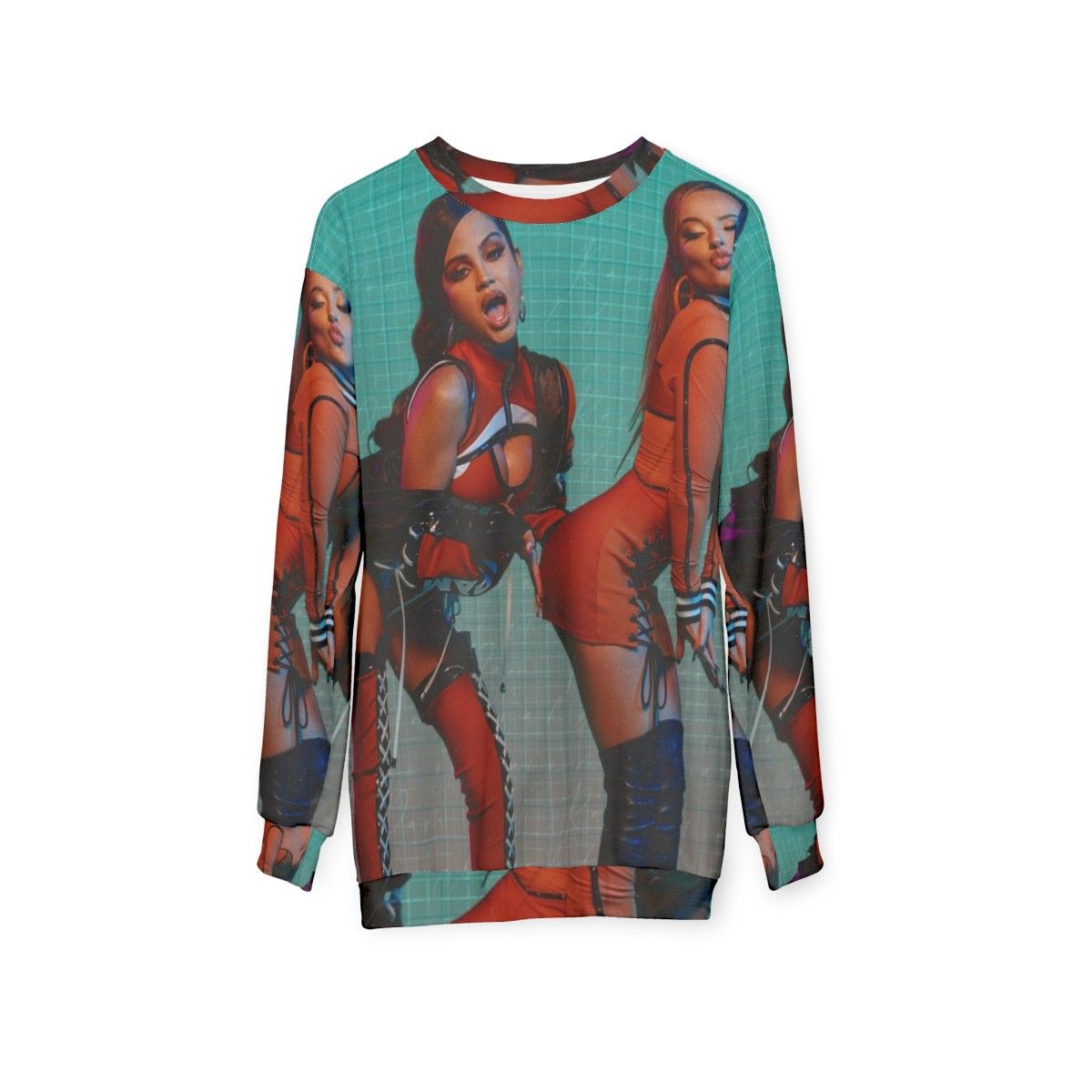 Natti X Becky Reggaeton Sweatshirt - hanging