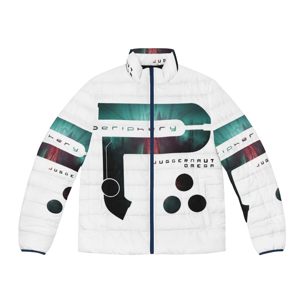 Juice Is Loose vintage 90s puffer jacket featuring OJ Simpson Ford Bronco design