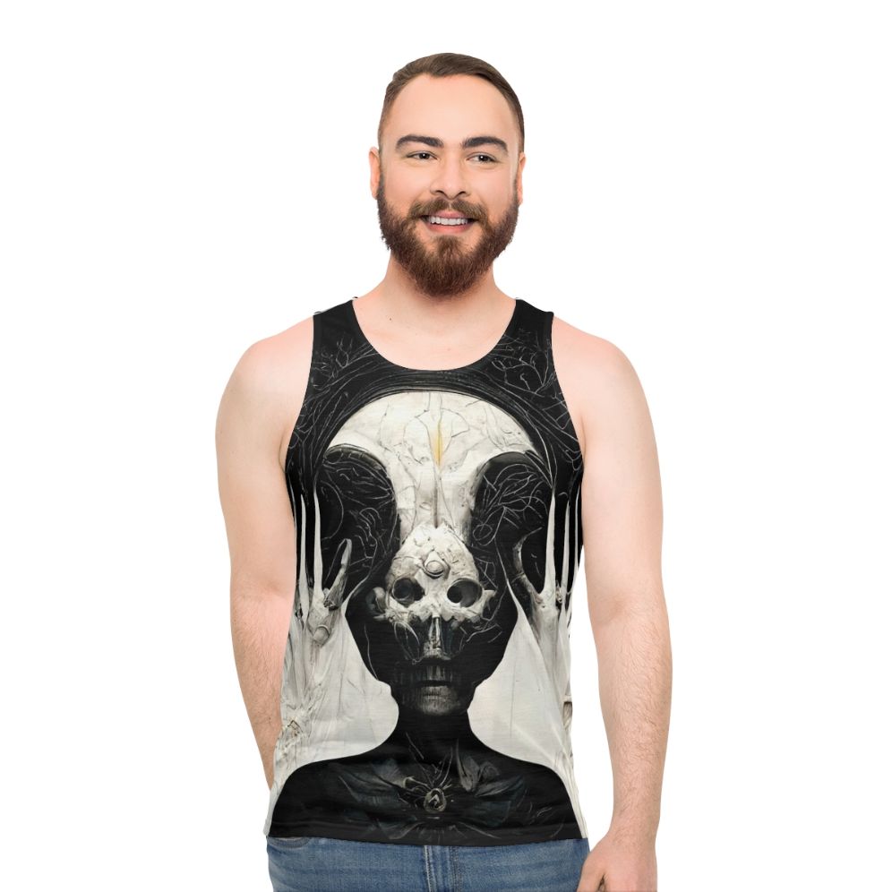 HR Giger Necronomicon Unisex Tank Top - men