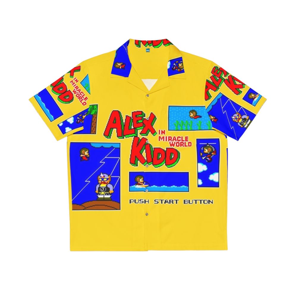 Classic Alex Kidd Hawaiian Shirt for Retro Gamers