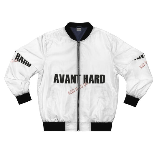 Avant-garde bomber jacket with 90s electro fashion design