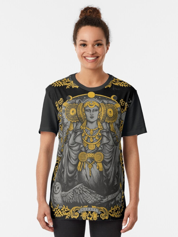 Hecate Iberian Art Nouveau Graphic T-Shirt - Women