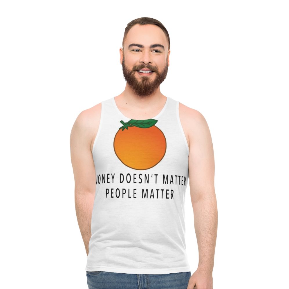 Unisex tank top with "Space Force" design - men