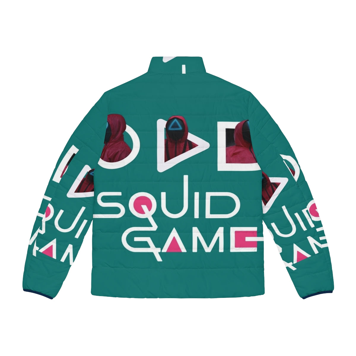 Squid Game Puffer Jacket - Collectible Jacket Inspired by Netflix's Squid Game - Back