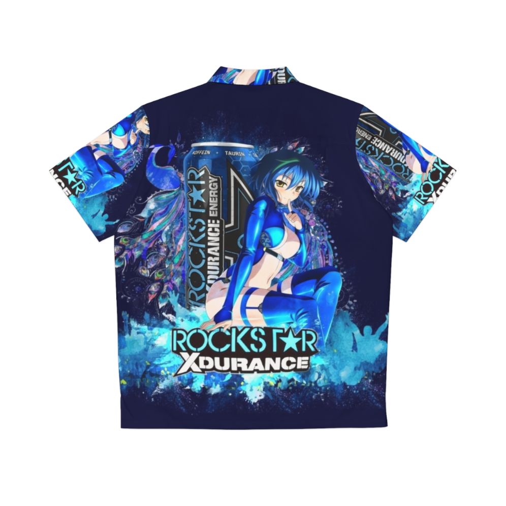 Xenovia Quarta Highschool DxD Blue Hair Girl Hawaiian Shirt - Back