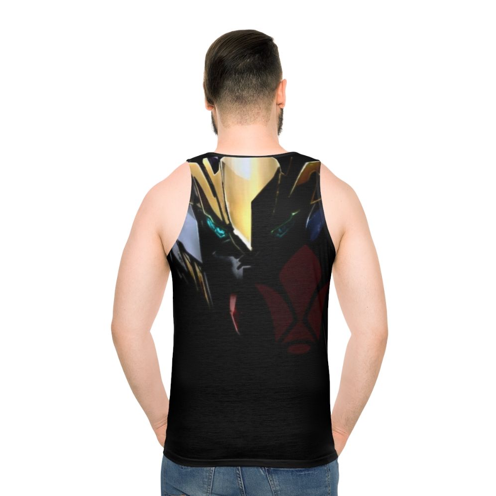 Anime Gundam Tekkadan Barbatos Unisex Tank Top - men back