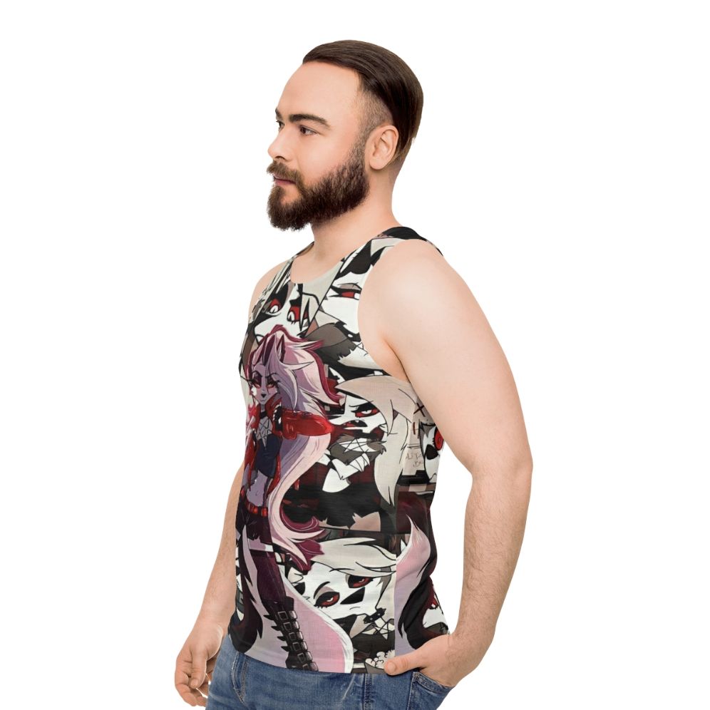 Helluva Boss Loona Unisex Anime Tank Top - men side