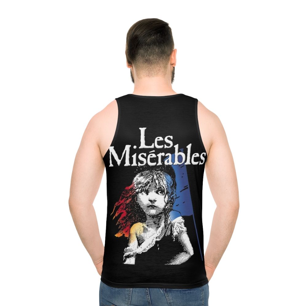 Vintage Les Misérables Unisex Tank Top - men back