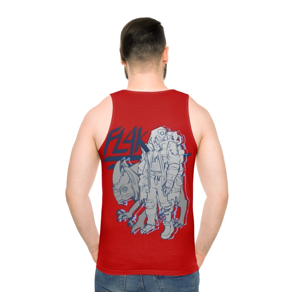 Borderlands 3 Fl4k Unisex Gaming Tank Top - men back