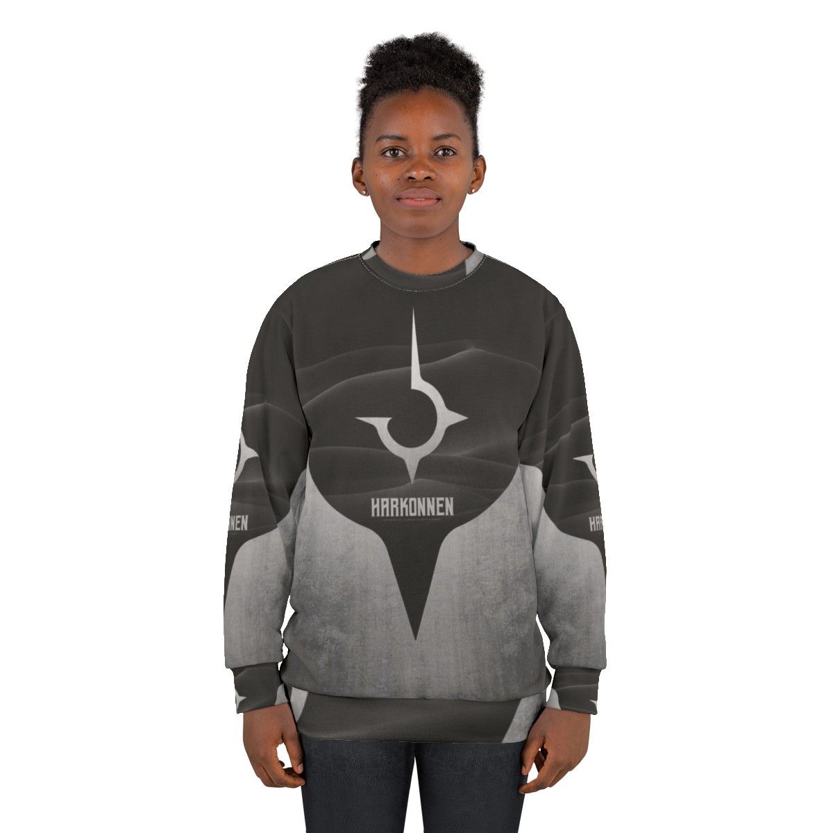 Dune Titanium Sweatshirt - Harkonnen Inspired Fan Art - women