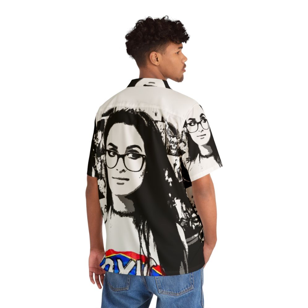 Sssniperwolf Hawaiian Shirt with Tropical Print Design - People Back