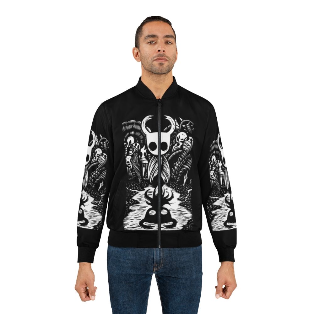 Hollow Knight graphic art bomber jacket for gamers - Lifestyle