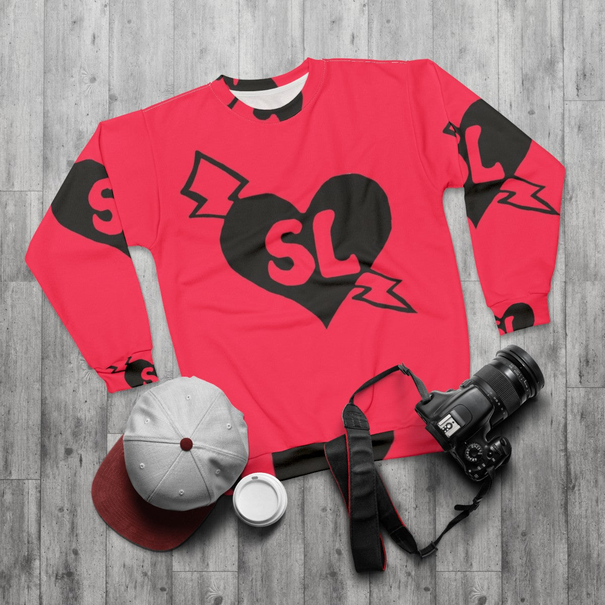 Superluv superhero sweatshirt - flat lay