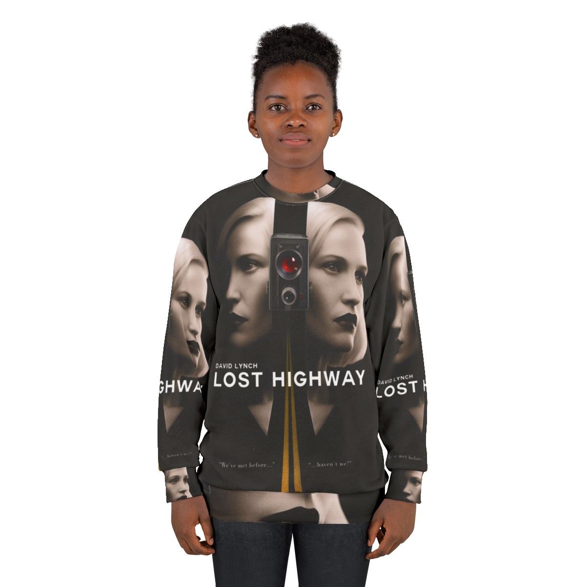 "Lost Highway" David Lynch movie-inspired sweatshirt - women