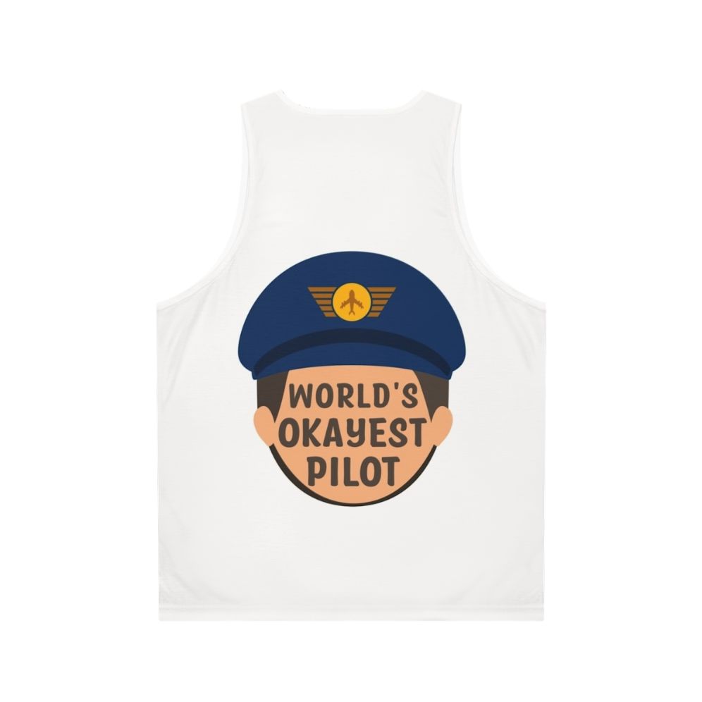 Unisex "World's Okayest" Engineer Tank Top - Back