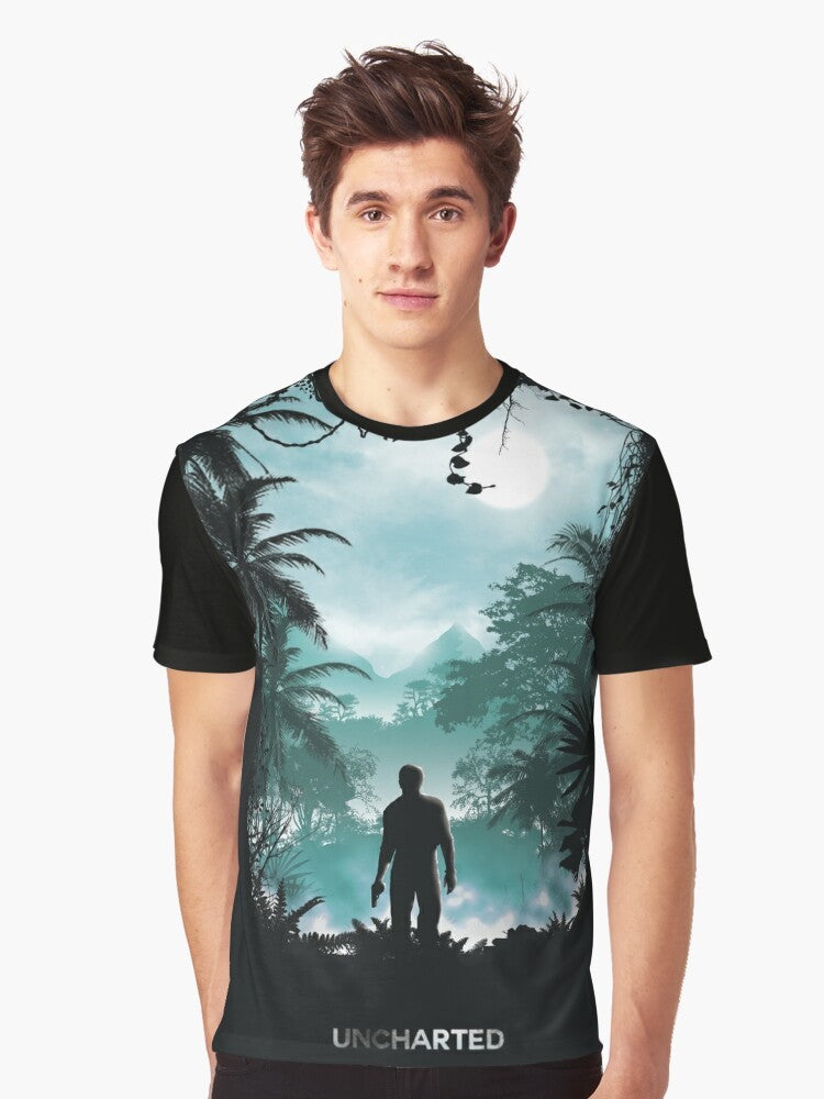 Uncharted Nathan Drake Graphic T-Shirt - Men