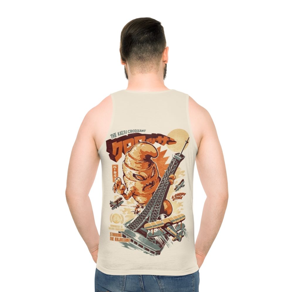 Kaijussant Unisex Retro Tank Top - men back