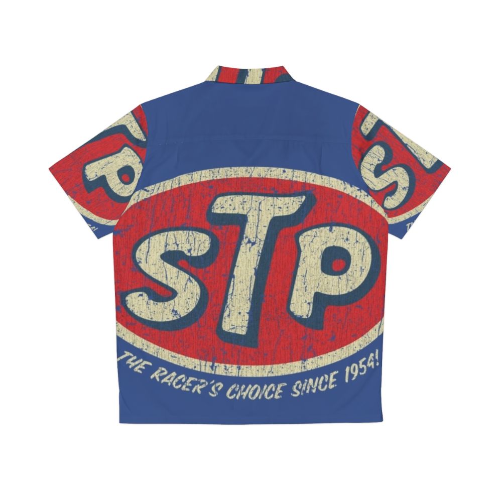 Retro 1954 STP Racer's Choice Hawaiian Shirt - Back