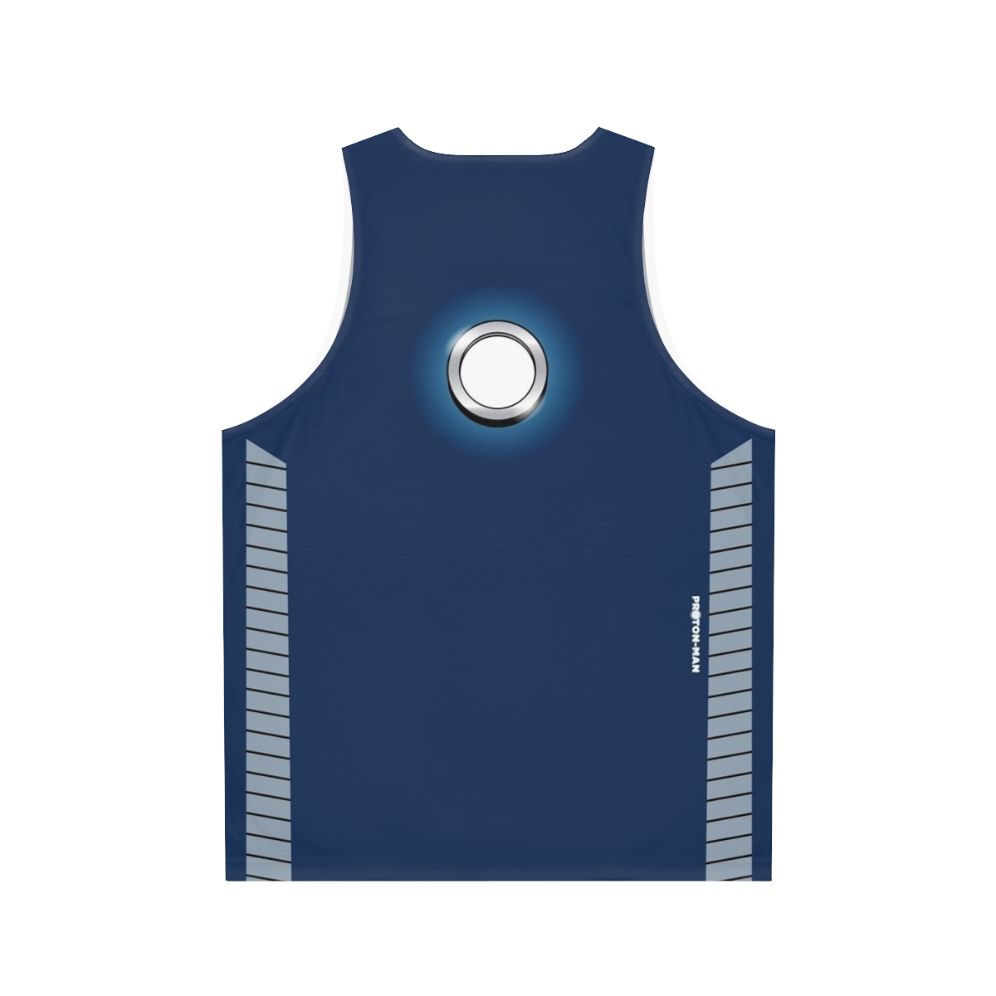 Proton Man Costume Adult Unisex Tank Top - Back