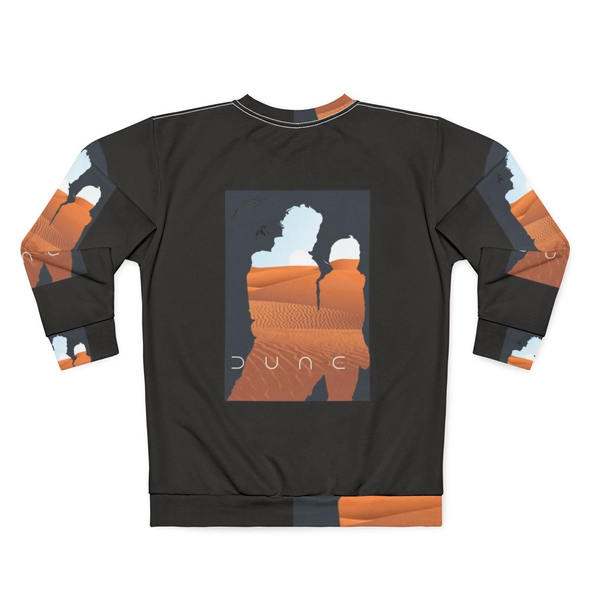 Dune Arrakis landscape sweatshirt with moons - Back