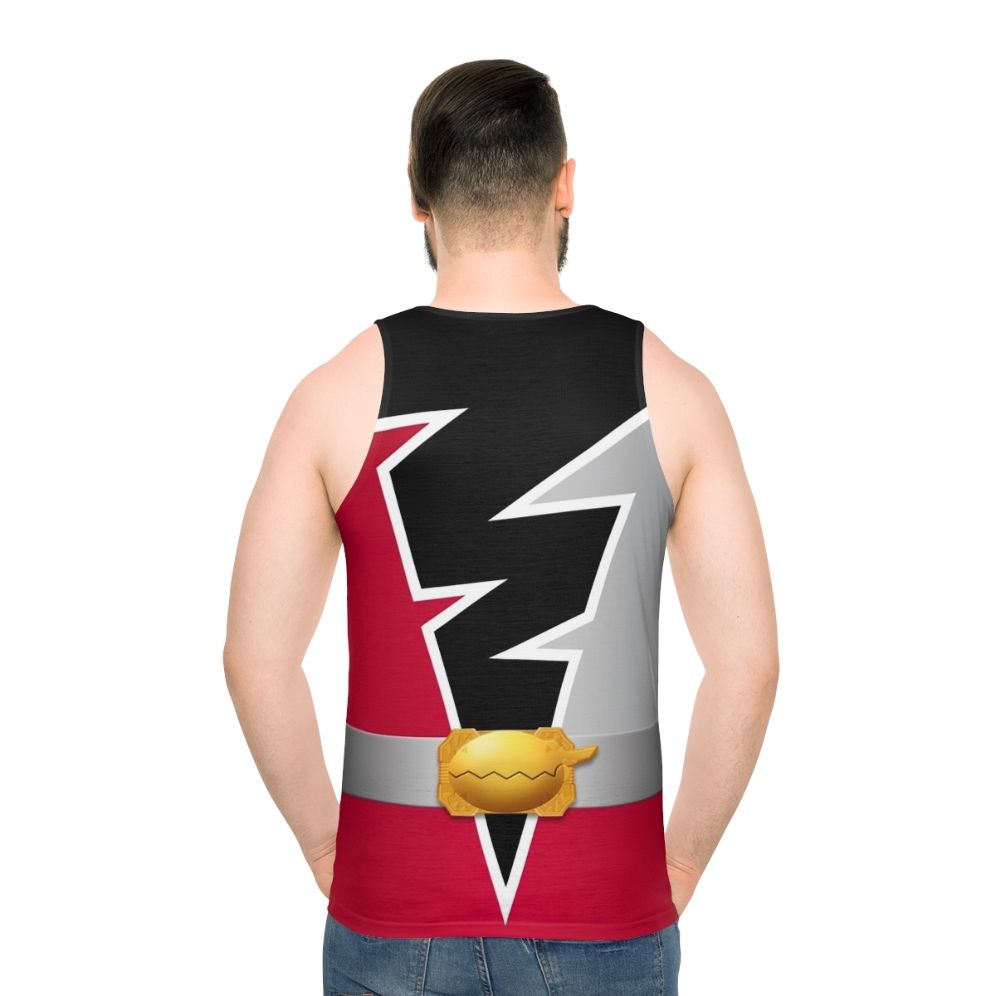 Ryusoulred Unisex Super Sentai Dinosaur Tank Top - men back