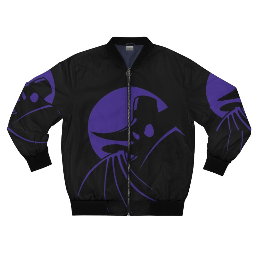 Darkwing Duck Bomber Jacket with the "Terror That Flaps in the Night" graphic