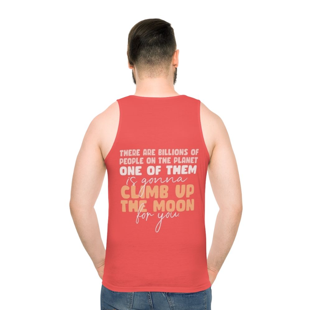 Sex Education Love Quote Unisex Tank Top - men back