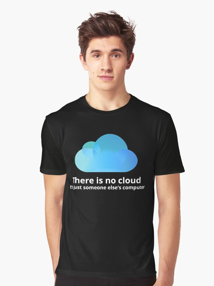 "There is no Cloud" Graphic T-Shirt for Programmers and Coders - Men