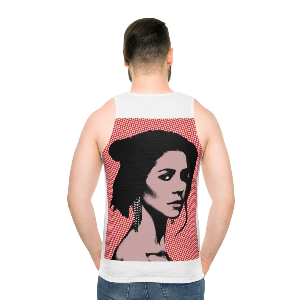 Marina Pop Art Unisex Tank Top - men back