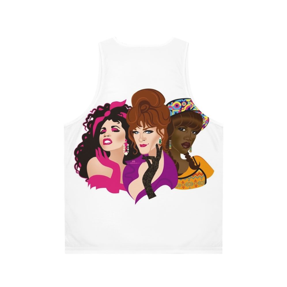 Unisex 'To Wong Foo' tank top with Alejandro Mogollo art - Back