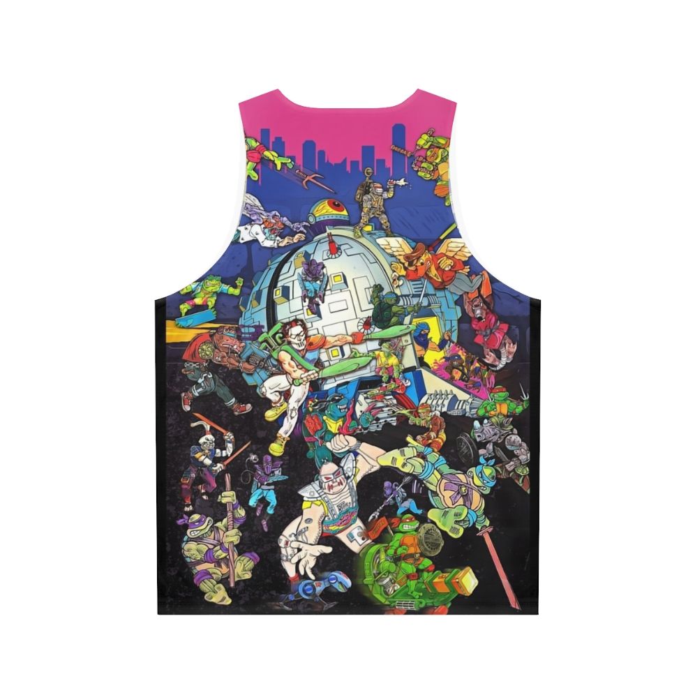 Vintage Ninja Turtles Classic Art Unisex Tank Top - Back