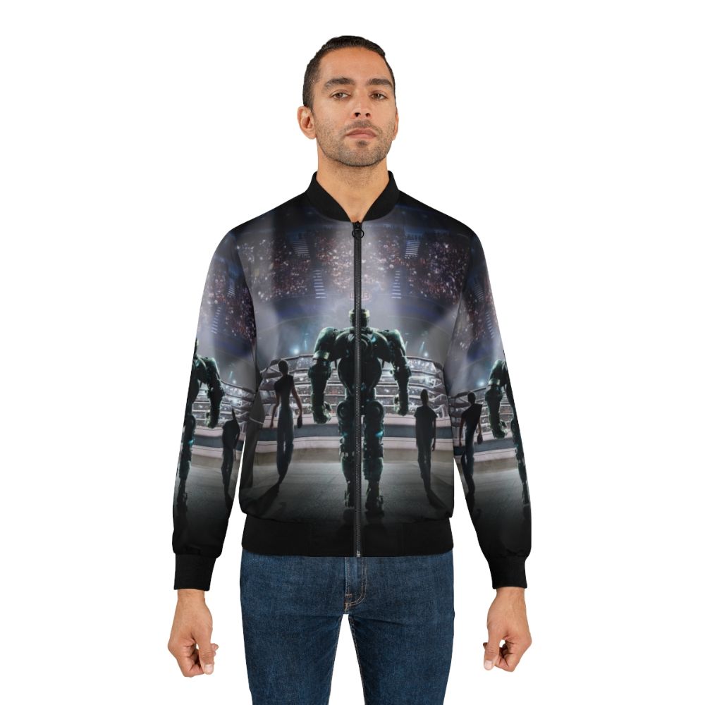 "Real Steel Movie Bomber Jacket - Stylish Movie Merchandise" - Lifestyle