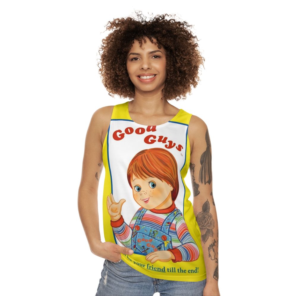 Chucky Doll Unisex Tank Top - women