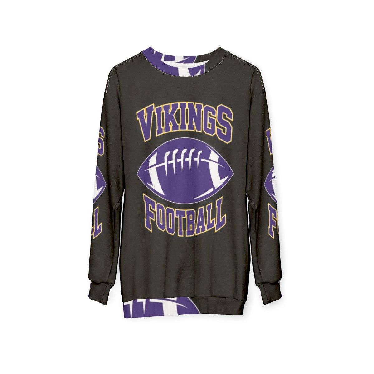 Artistic Minnesota Vikings Sweatshirt - hanging