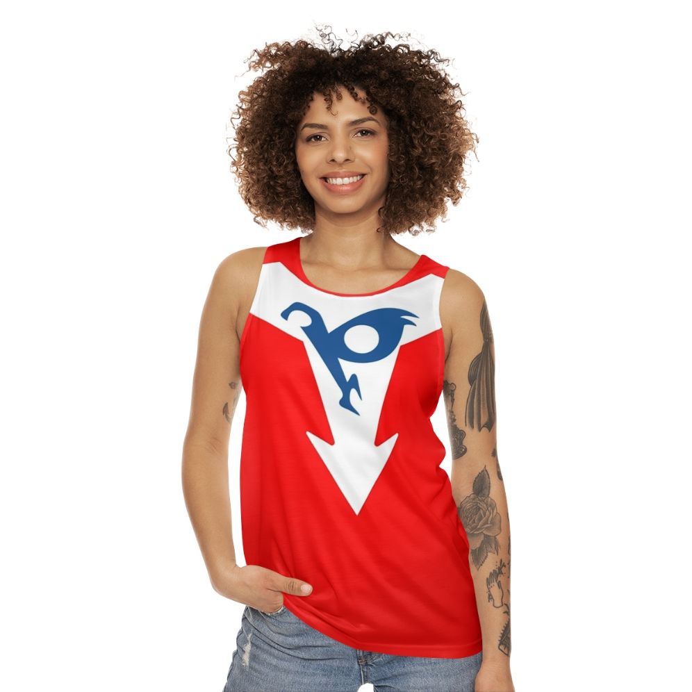 Retro Anime-Inspired Hurricane Polimar Unisex Tank Top - women