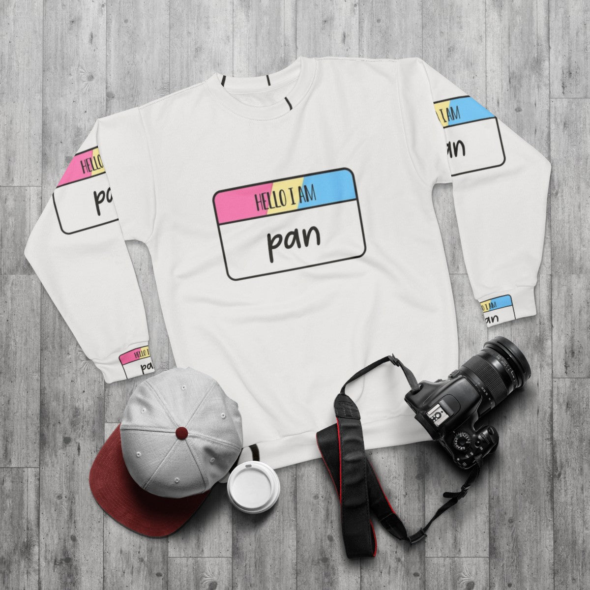 Vintage LGBT Airline Sweatshirt - flat lay