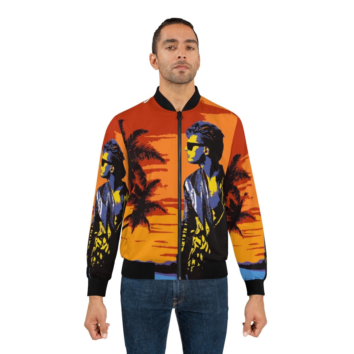 Luis Miguel Beach Bomber Jacket featuring the iconic Mexican singer - Lifestyle