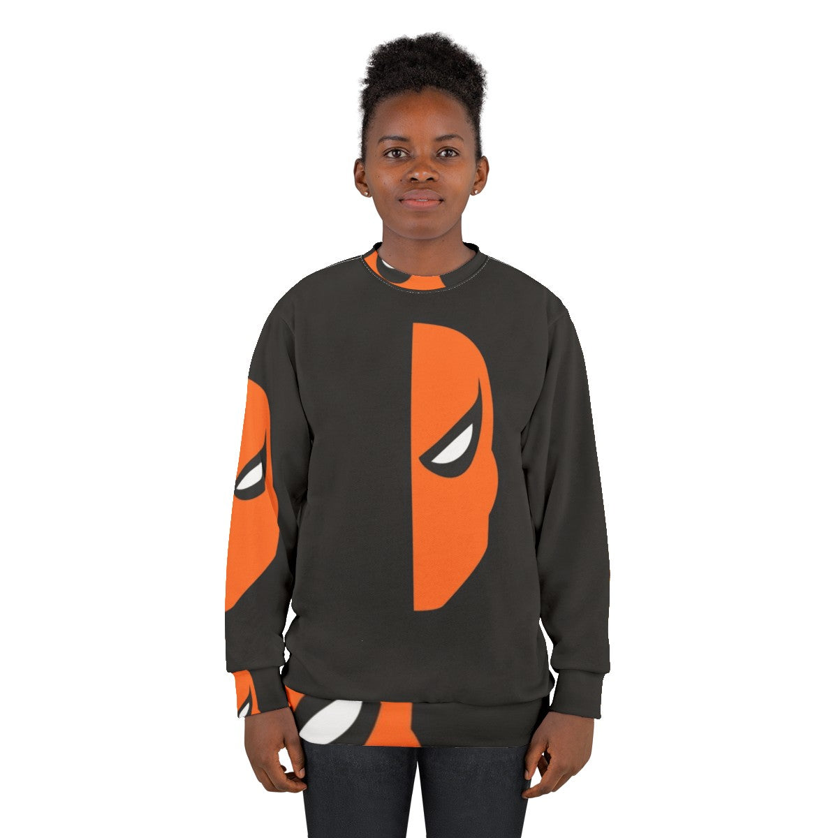 Deathstroke the Supervillain DC Comics Arkham Action Figure Sweatshirt - women