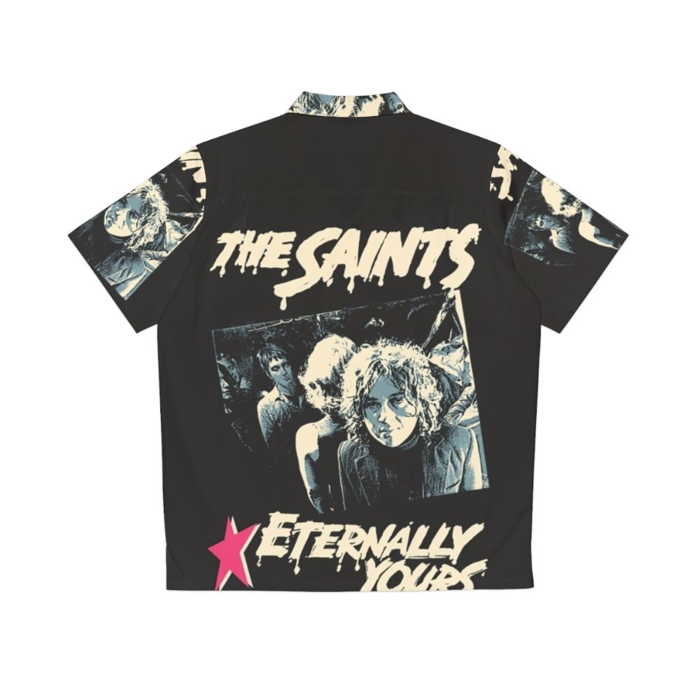 Punk Rock Hawaiian Shirt featuring The Saints band logo - Back