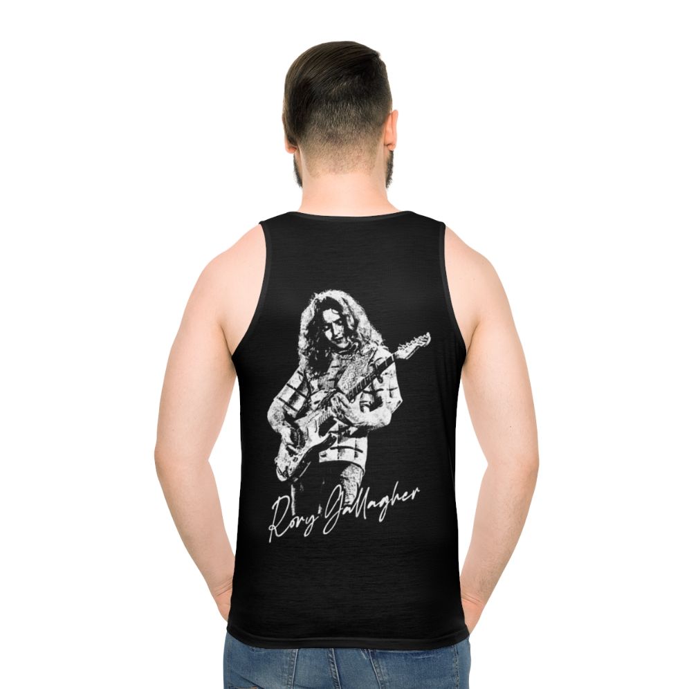 Rory Gallagher unisex tank top - men back